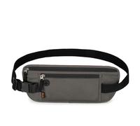 LVFXQRXO Borsa a canguro Sacca Sportiva In Vita Leggera In Giro Per La Cintura In Vita Elastico Sacca In Rete Traspirante Adatto A Camminata Di Cani, Ciclismo, Escursioni-Grigio Scuro