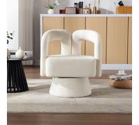 LVHOM Moderna 360 ° Sedia per il tempo libero a botte girevole, morbido cuscino del sedile con bracciolo, adatta per soggiorno, ufficio, reception