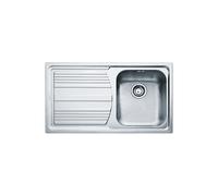 Franke: Lavello una vasca con gocciolatoio a sinistra Logica Line LLL 611-L 101.0086.240 finitura dekor da 86x50 cm