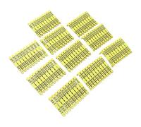 lvifloae 001 100 Foldable Strip Ear Tag Clamp Livestock Integrated Foldable Ear Tag Strip Clamp Integrated Non Fading Suitable for Cows Sheep Pigs And Goats 100pcs