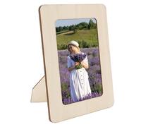 lvifloae 12pcs Blank Legno Frame fotografiche non finite Visualizza Case 7.5 x 5,5 pollici decorativi kit artigianato fai -da -te in piedi kit di cornici per immagini in legno per