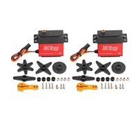 lvifloae 20 kg di servo Digitale Motore, Lega in Alluminio in Lega ad Alta Coppia Service per Auto RC con Braccio in Metallo da 25 t per 1/10 1/12 in Scala RC Auto, Navi, Robot, ECC.