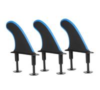lvifloae 3 pinne di coda di surf morbida da 4,5 pollici set di pinne a coda flessibile universale da 4,5 pollici con viti in acciaio inossidabile design anti -distacco per accessori per (Tipo 2)