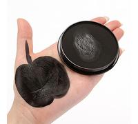 LVIFLOAE 30G Acqua Solubile Pianto del corpo umano dipinto di pigmento per il trucco a base di acqua di pittura del viso pasta innocua ipoallergenica facile pulire per bambini (negro)