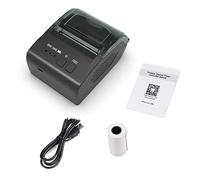 lvifloae 58 mm Bisofice Portable Mini Thermal Receipt Stampante Wireless Bluetooth USB Compatibile con iOS Android per Restaurant Retail Shop Pos System (Black-1)