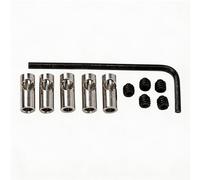 lvifloae Adattatore Albero RC Motore da 3,17 mm a 5 mm pignone Riduttore Manicotto ASSE Cambio Manica per conversione Motore RC 3650 550 540 pignoni Set di 3