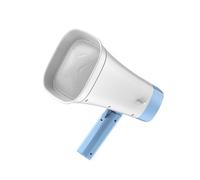 lvifloae Altoparlanti megafoni alimentati a Solare Wireless Bluetooth PA Bullhorn 8W per Altoparlanti duali per Un Suono Forte e Chiaro con Illuminazione per Eventi all'aperto Coaching in (Rosso)