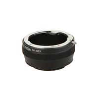 lvifloae Anello adattatore PK-NEX Anello adattatore da obiettivo Pentax PK K a attacco E Finitura anodizzata Supporta messa a fuoco e misurazione Compatibile con tutte le