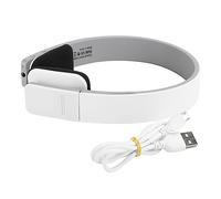 lvifloae BQ618 Wireless Bluetooth Headphones Over Ear Stereo Bass Sports Headset for Running Gym Hands Foldable Earphones with Microphone White Sweatproof Fitness Headset