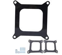 lvifloae Carburetor Gasket Adapter Open Center Open Phenolic Carburetor Gasket Compatible with Sbc Bbc Small Square Block Engine Suitable for Edelbrook Carb