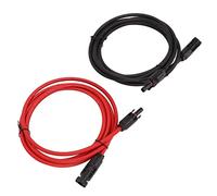 lvifloae Cavo per Pannello Solare 1 Paio Prolunga Cavo per Pannello Solare 6mm PPE Adattatore Cavo per Pannello Solare Isolato in Rame Accessori per Pannello Solare per PV 2m 6 (O)