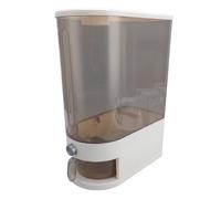 lvifloae Contenitore di riso facile da pulire, distributore di riso con tazza 10 kg di grande capacità di freschezza sigillata freschezza bidone del contenitore per cereali per la dispensa (Stile 2)