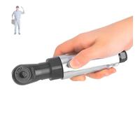 lvifloae Cricchetto ad aria con impugnatura diritta Mini cricchetto ad aria Raccordo filettato da 1/4 di pollice Chiave a testa quadrata da 3/8 di pollice Utensili pneumatici per