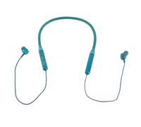 lvifloae Cuffie Bluetooth con cuffie sportive a microfono attorno al collo puro hi fi esperimento comodo indossare una batteria di grande capacità (Verde)
