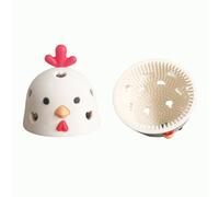 lvifloae Detergente Multifunzionale Detergente per Uova in Silicone Detergente per Pennelli per Uova Fresche Scrubber per Verdure e Frutta Strumenti di Pulizia Riutilizzabili (Gialla)