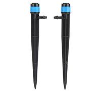 lvifloae Emettitori e gocciolatori per irrigazione a Goccia da 100 Pezzi, Tipo con Inserto a Terra per Tubo da 1/4" e 4/7 mm, Parti del di irrigazione del Giardino per Prati fioriti