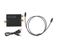 lvifloae H3622 Digital Digital Optical to Analog Audio Converter Toslink senza perdita di Toslink al convertitore stereo 96kHz da 24 bit alimentato per TV Blu Ray Player