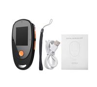 lvifloae Handheld Digital Microscope 2.0 Inch IPS Color Screen 500x Portable Magnifier with 8 LED Lights USB Compatible with PC Mac Kids Educational Science Tool (Nero)