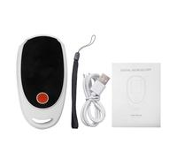 lvifloae Handheld Digital Microscope 2.0 Inch IPS Color Screen 500x Portable Magnifier with 8 LED Lights USB Compatible with PC Mac Kids Educational Science Tool (Bianco)