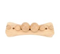Lvifloae in legno Stretch Massage Custù grilletto grilletto Massager Rather con 6 sfere regolabili Strumento di rilascio di muscoli portatile per il dorso posteriore del collo