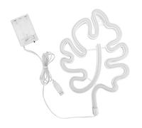 lvifloae Insegna al neon a forma di albero unico a forma di foglia, carina, alimentata tramite USB, luce notturna sospesa, decorativa, per la casa, camera da letto, soggiorno, sala giochi,