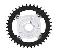lvifloae Kit Adattatore di Corona da 38t 104bcd per Mid Motors Motors in Lega di Alluminio CNC in Lega Leggera Durevole Nero migliora Le Prestazioni della Bici (Nero)