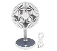 lvifloae la per desktop USB portatile retrattile retrattile quarta marcia a basso rumore regolabile, ventilatore personale per piccoli tavoli per auto per auto per auto per viaggiare in (Beige)