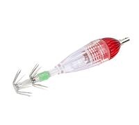lvifloae Luce da Pesca Subacquea Pesca con Esca a LED Accessori per la Pesca a Forma di Calamari Luce Rossa Esca di Colore Lampada Subacquea con Gancio Attrattivi Leggeri per