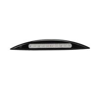 lvifloae Luci LED per 12V 5W Luci esterne, Lampada per veranda impermeabile 10 LED, Luce LED gialla per auto per rimorchio roulotte (Black)