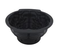 LVIFLOAE MAPPA CATTO A forma di cervello Fungo forma cervello a forma di cioccolato in silicone stampo da forno per il nero di Halloween