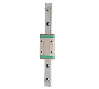 lvifloae Micro Guide Sliding Linear Guide, Linear Mgn12H 150 1R, Adopts A 45 Degree Ball Track Contact Angle And Double Row Ball Circulation Structure, Equipped with Steel Cage