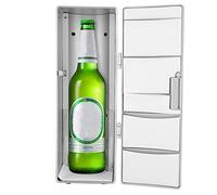 lvifloae Mini frigorifero Dispositivo di raffreddamento USB portatile Raffreddamento e riscaldamento della birra Condizionatore d'aria Dormitorio Ufficio Piccolo frigorifero per auto