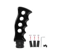 lvifloae Pomello del cambio manuale universale, stile spada Samurai, in resina e metallo, include adattatori 8 mm, 10 mm, 12 mm per la maggior parte delle auto con cambio manuale. (Nero)