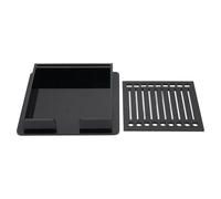 lvifloae Porta modello di nota adesiva in ABS, pratico dispenser per note, gadget da ufficio multifunzionali, organizer per promemoria da tavolo per note pop-up da 3x3 pollici e