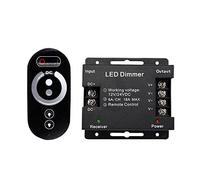 Lvifloae PWM LED Light Strip Dimmer Switch Controller Touch Regolabile RF Telecomando Wireless Modulo Striscia Luminosa Monocromatica Dimmer a Bassa Tensione per Stringa LED