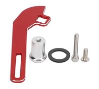 lvifloae RC Trasmettitore ruota dello sterzo in alluminio Adattatore accessorio di controllo regolabile con una mano per NB4 NB4 Pro Remote Controller (Rosso)