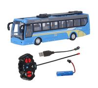 lvifloae Remote Control School Toy Bus Alta simulazione Tutte le direzioni a scuola ricaricabile RC School, regali per bambini ragazzi e ragazze giallo (Blu)