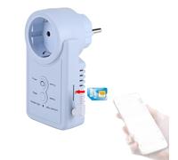 lvifloae società controllata dal Timer con Alimentazione Flessibile SSART gsm Plug di Alimentazione con sensore di Temperatura e Controllo del Comando SMS (European Standard Russian Version)