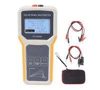 lvifloae Solar Panel Tester Photovoltaic Multimeter EY1600W Power Meter Open Circuit Voltage Test with Backlight MPPT Suitable for Solar Photovoltaic Testing Yellow