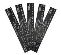 lvifloae Strisce di Temperatura 5 Pezzi Termometro per Birra Adesivo Termometro Adesivo Display LCD della Temperatura Facile da Usare per Birra Fatta in Casa 2-36c Birra Liquori