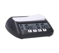 lvifloae Timer degli Scacchi Digital Chess Timer Portatile Shogi Time Custode Professional Shogi Time Keeper Facile da Leggere Adatto per Le competizioni Go Game Black (Nero)