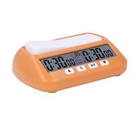 lvifloae Timer degli Scacchi Digital Chess Timer Portatile Shogi Time Custode Professional Shogi Time Keeper Facile da Leggere Adatto per Le competizioni Go Game Black (Nero) (Giallo)