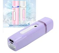 lvifloae USB Nano Mister Umidificatore portatile portatile idratante spruzzatore viso 28ml verde chiaro per il trucco cura della pelle (Viola)