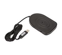 lvifloae USB Pedale Controllo Multimediale Controllo Sensibile Design Ergonomico Interruttore a Pedale USB in Metallo Resistente per PC Game Media