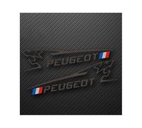 LVIPP Emblema per Auto per Peugeot 208 308S 408 508 2008 3008, Stemma con Lettere Logo per Cofano Laterale, Bagagliaio, Esterno Anteriore,Normal-B