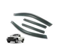 lvjiena 4 Pezzi Auto Deflettori d'Aria per Isuzu D-Max 2008, Finestra Laterale Deflettori Anti Fumè Antivento Parapioggia Visiere Protezione Sole Accessori