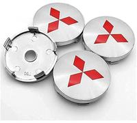 lvjiena 4 Pezzi Coprimozzi Auto per Mitsubishi Space Star 2013-2019 60MM, Impermeabile Antipolvere Tappi Coprimozzo Anti Ruggine Tappi Centrali Ruota Badge Accessori