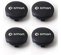 lvjiena 4 Pezzi Coprimozzi Auto per Smart 450 451 453 Fortwo Forfour 60mm, Impermeabile Antipolvere Tappi Coprimozzo Anti Ruggine Tappi Centrali Ruota Badge Accessori,B