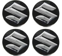 lvjiena 4 Pezzi Coprimozzi Auto per Suzuki Swift SX4 S-Cross Celerio Vitara 54mm, Impermeabile Antipolvere Tappi Coprimozzo Anti Ruggine Tappi Centrali Ruota Badge Accessori,C