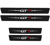 lvjiena 4 Pezzi in Fibra di Carbonio Battitacco Adesivi Soglie Porte per Peugeot GT GTI gtline 508 5008 3008 208 2008 308, Esterno Piastra Batticalcagno Protezione Sticker, Car Accessori,B